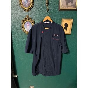 Oobe Teamstyle Chick Fil A Make It Good Chef Full Zip Coat Mens XL Blue